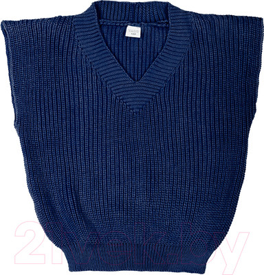 Жилет детский Amarobaby Knit / AB-OD21-KNIT10/20-146 (синий, р. 146)