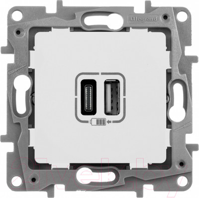 Розетка Legrand Etika 672236 (белый)