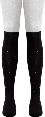 Колготки детские Esli 21С-72СПЕ рис. 593 (р.116-122, черный/светло-серый)