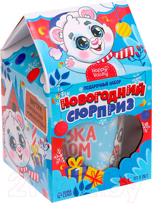 Подарочный набор Happy Valley Новогодний сюрприз. Мишка с кружкой / 7831079