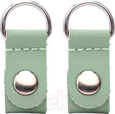 Набор клипс для сумки O bag OBAGA000ECS07655 (светлый серо-зеленый)