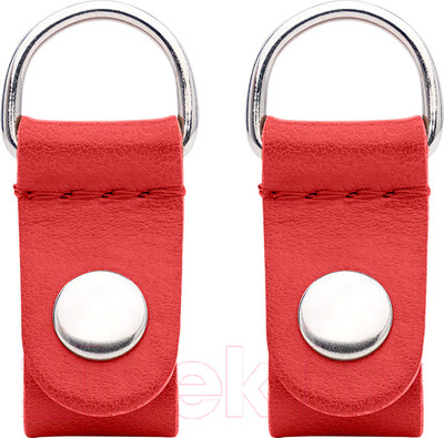 Набор клипс для сумки O bag OBAGA000ECS42076 (красный)