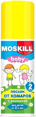 Спрей от насекомых Москилл Лосьон от комаров с экстрактом ромашки