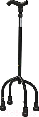 Трость 4-х опорная Аверсус 22УТ/4 Металлическая (алюминивый сплав)