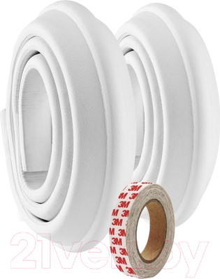 Набор накладок защитных для мебели Reer Универсальная / 82040 (2шт, белый)