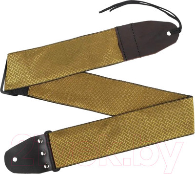 Ремень для гитары Mezzo MZ-RGE-7g (золото)