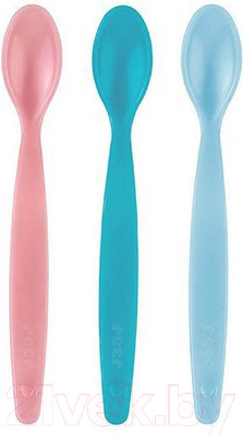 Набор столовых ложек для кормления Reer MagicSpoon с индикацией температуры пищи / 23012 (3шт)