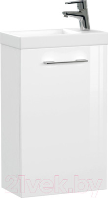 Тумба с умывальником Cersanit Lara + Como 40 / 64228 (со смесителем)