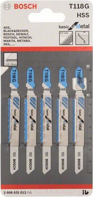 Набор пильных полотен Bosch 2.608.631.012