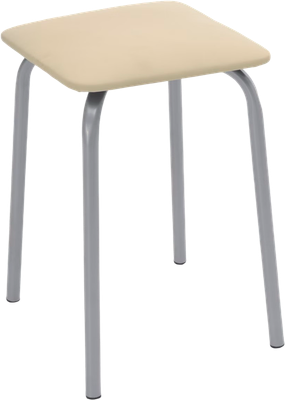 Табурет Фабрикант Комфорт (DO №122 кремовый/AL)