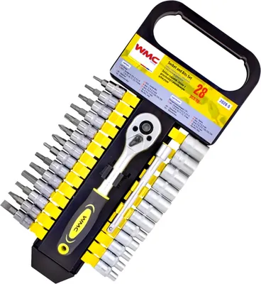 Набор головок, бит WMC Tools WMC-2028-5 (51204)