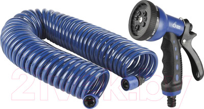 Шланг поливочный Green Apple GWSM6-033 / Б0003089 (+ пистолет-распылитель)