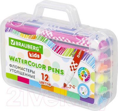 Фломастеры Brauberg Kids / 152185 (12цв)