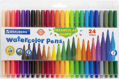 Фломастеры Brauberg Premium / 152194 (24цв)