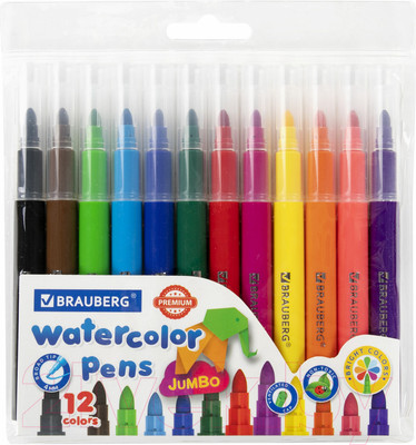 Фломастеры Brauberg Premium / 152196 (12цв)
