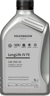 Моторное масло Volkswagen Longlife IV FE 0W20 / GS60577M2 (1л)