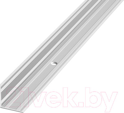 Профиль декоративный Лука Угловой ПУ 05-1/01Л/1.8/ Д7 НЕ (серебристый)