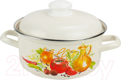 Кастрюля Лысьвенские эмали Итальянская кухня С-1510 АП2/4Жм
