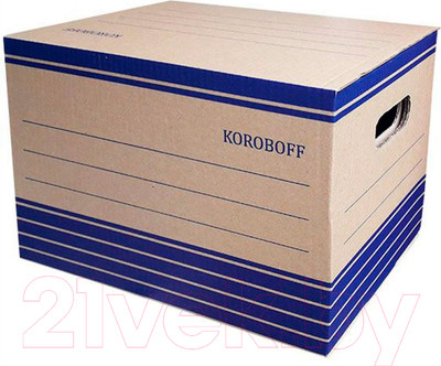 Коробка архивная Koroboff 324x245x235 / 6257 (коричневый)