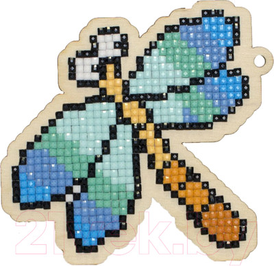 Набор алмазной вышивки Wizardi Стрекоза / WWP196