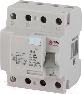 Устройство защитного отключения ЭРА SIMPLE-mod-46 / Б0039266