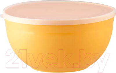 Миска Полимербыт Line / 4359700 (с крышкой)