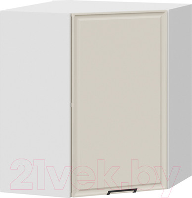 Шкаф навесной для кухни ТриЯ Белладжио 1В6У (белый/софт панакота)