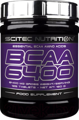 Аминокислоты BCAA Scitec Nutrition 6400 (125шт)