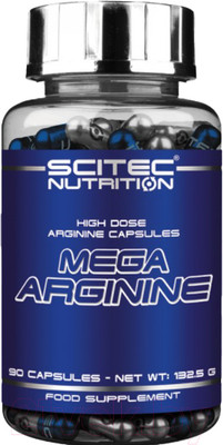 L-аргинин Scitec Nutrition Mega Arginine (90 капсул)