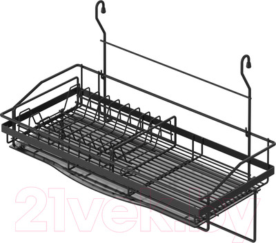 Сушилка для посуды Starax S-4020-A (антрацит)