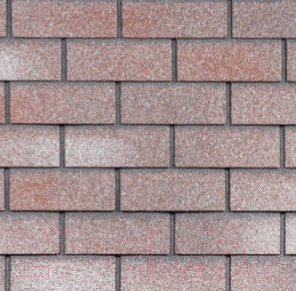 Фасадная плитка Технониколь Hauberk Плитка 068904 (мраморный кирпич)