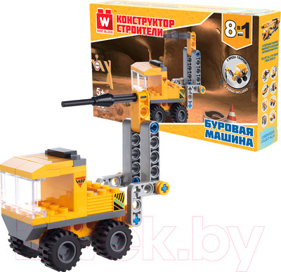 Конструктор Wise Block Буровая машина 8 в 1 / 40444
