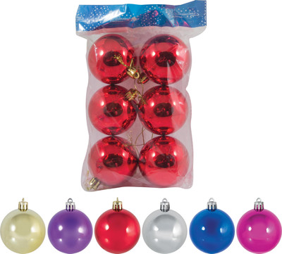 Набор шаров новогодних Волшебная страна SYCB17-649 / 003419 (6шт)