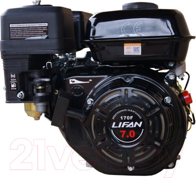 Двигатель бензиновый Lifan 170F D20