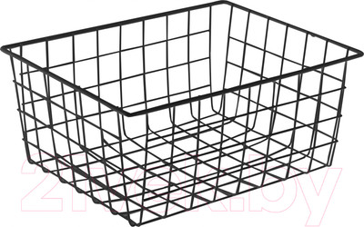 Корзина Violet Металлическая большая / 720207 (черный)
