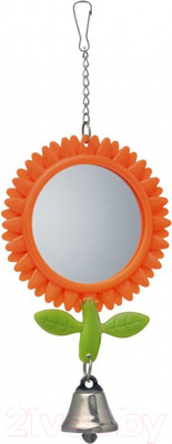 Игрушка для птиц Sky Pet Adventure Bound Circular Mirror / 7685-O/SK (оранжевый)