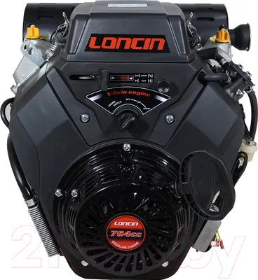 Двигатель бензиновый Loncin LC2V80FD H Type (V-образн 764см куб D25мм 20А)