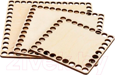 Набор заготовок для творчества Woody Хэнд мэйд Квадратные / 06206