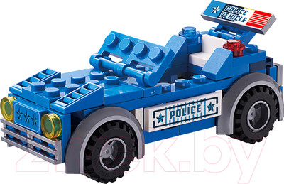 Конструктор Wise Block Полицейская машина 8 в 1 / 40433