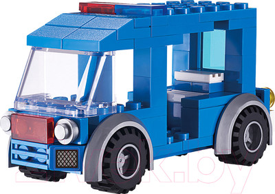 Конструктор Wise Block Полицейский автобус 8 в 1 / 40437