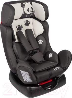 Автокресло Siger Диона Animals Панда (серый/бежевый)