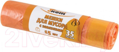 Пакеты для мусора Рыжий кот 310400 (35л, 15шт)