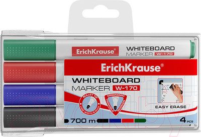 Набор маркеров Erich Krause W-170 / 13047 (4шт)