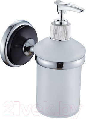 Дозатор для жидкого мыла Ekko E3227 (хром/черный)
