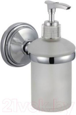 Дозатор для жидкого мыла Ekko E3827 (хром/белый)