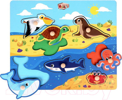 Сортер Mapacha Вкладыши Животные океана / 962003