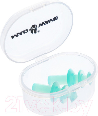 Беруши для плавания Mad Wave Плунжерные (синий)