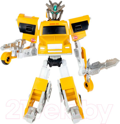 Робот-трансформер Bondibon Автобус / ВВ5737 (желтый)