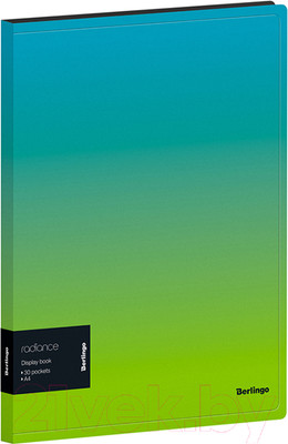 Папка для бумаг Berlingo Radiance / DB4_30003 (голубой/зеленый)