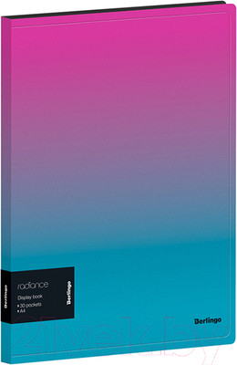 Папка для бумаг Berlingo Radiance / DB4_30002 (розовый/голубой)